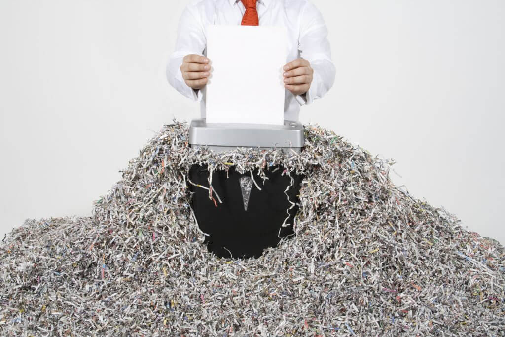 The Dangers of a Small Paper Shredder | Time Shred Services