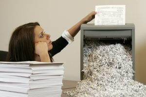 office shredder