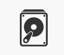 hard drive destruction icon